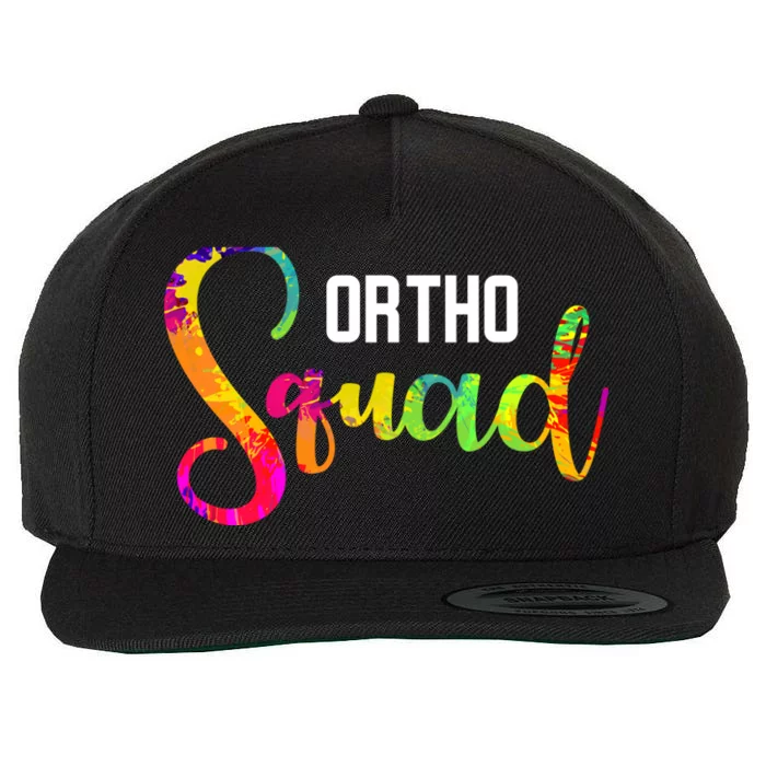 Orthodontist Ortho Squad Orthodontic Technician Gift Wool Snapback Cap