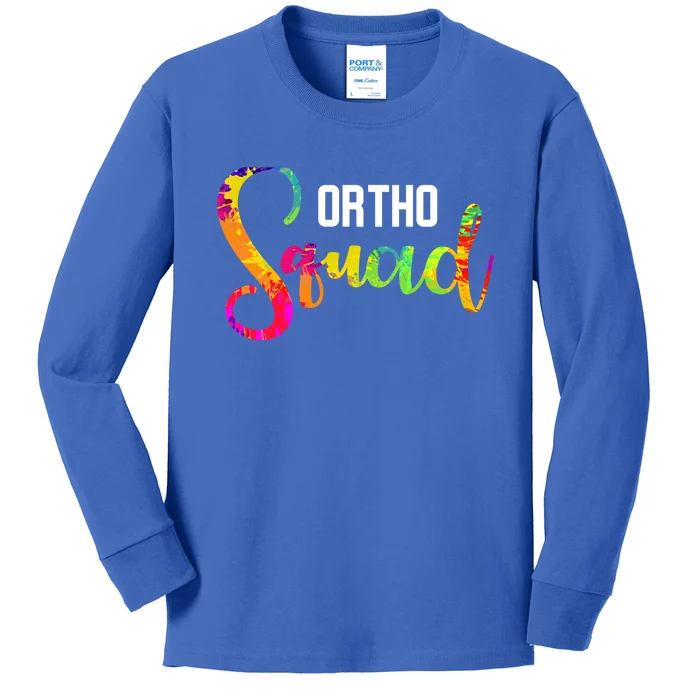 Orthodontist Ortho Squad Orthodontic Technician Gift Kids Long Sleeve Shirt