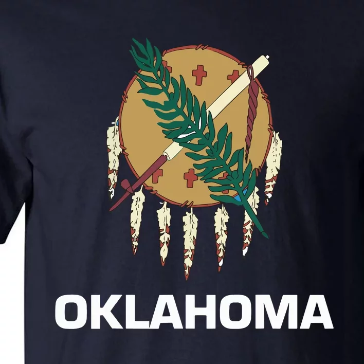 Oklahoma Ok State Flag Usa T Tall T-Shirt