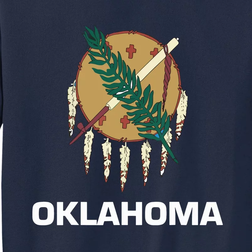 Oklahoma Ok State Flag Usa T Tall Sweatshirt