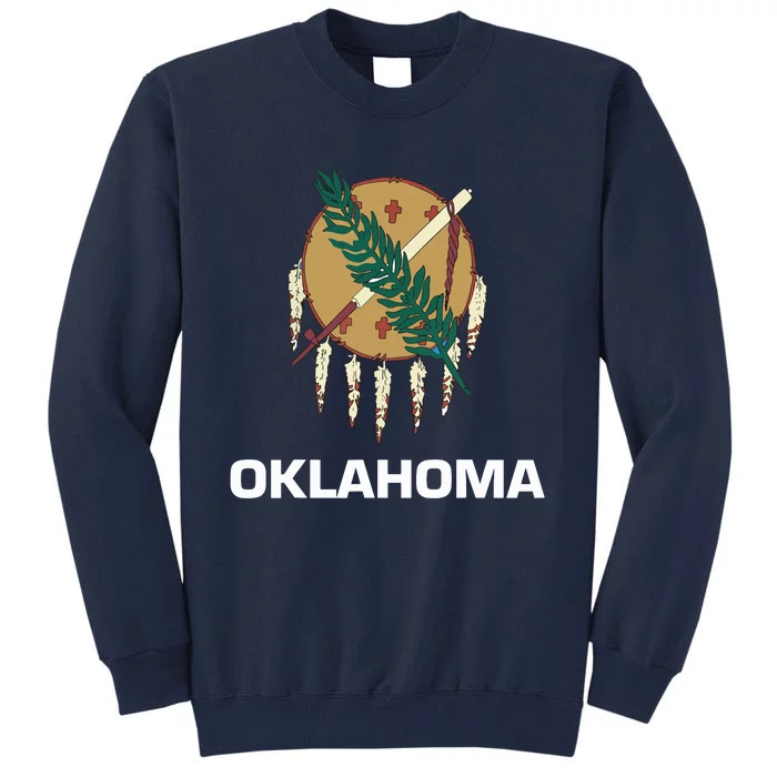 Oklahoma Ok State Flag Usa T Tall Sweatshirt