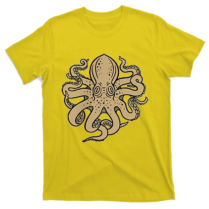 Octopus, Old School Sailor Tattoo Clipper Ship And Swallows Xmas T-Shirt