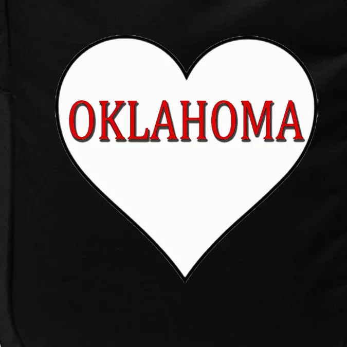 Oklahoma Ok Sports Sooner State Heart Impact Tech Backpack