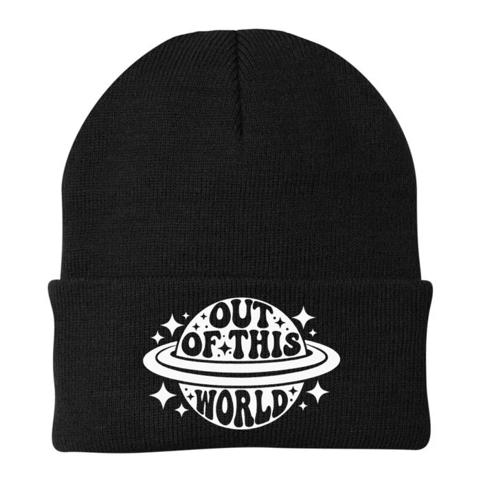 Out Of This World Groovy Planet Space Astronomy Knit Cap Winter Beanie