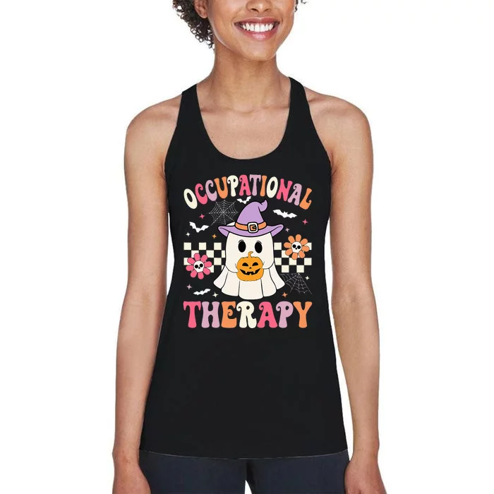 Ot Occupational Therapy Halloween Women's Racerback Tank