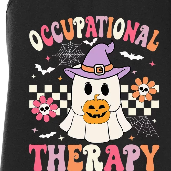 Ot Occupational Therapy Halloween Women's Racerback Tank