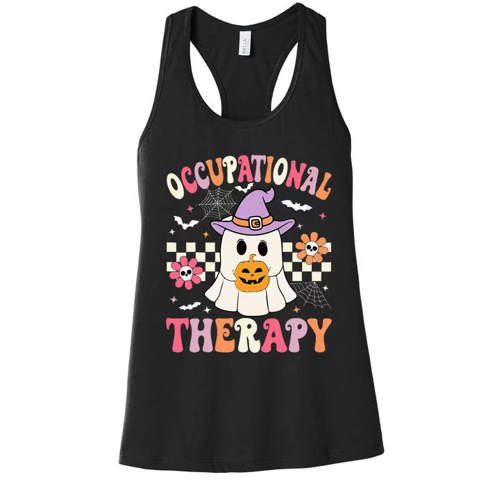 Ot Occupational Therapy Halloween Women's Racerback Tank