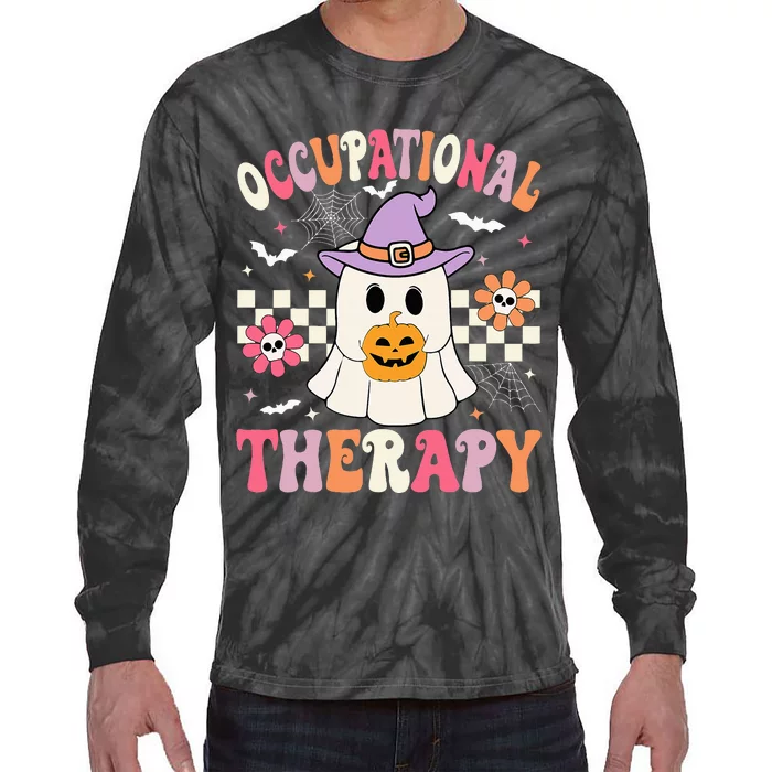 Ot Occupational Therapy Halloween Tie-Dye Long Sleeve Shirt