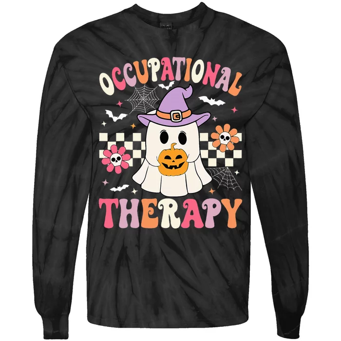 Ot Occupational Therapy Halloween Tie-Dye Long Sleeve Shirt