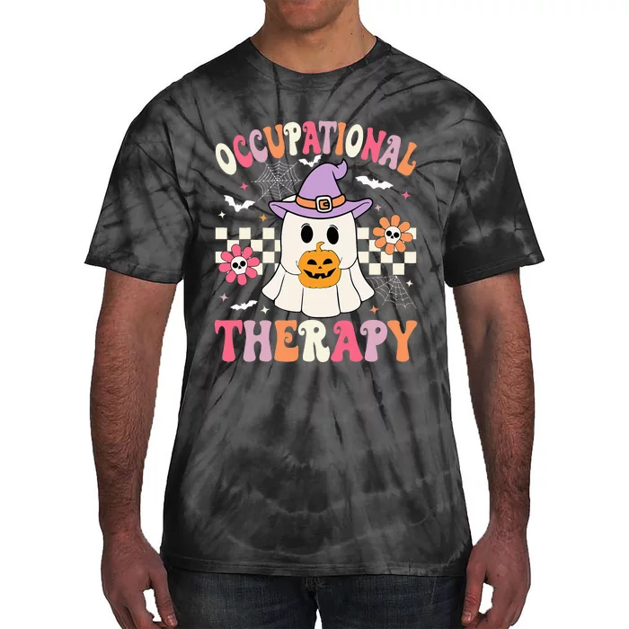 Ot Occupational Therapy Halloween Tie-Dye T-Shirt