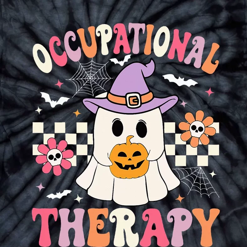 Ot Occupational Therapy Halloween Tie-Dye T-Shirt