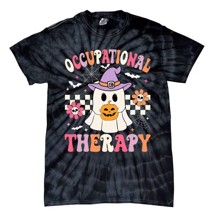 Ot Occupational Therapy Halloween Tie-Dye T-Shirt