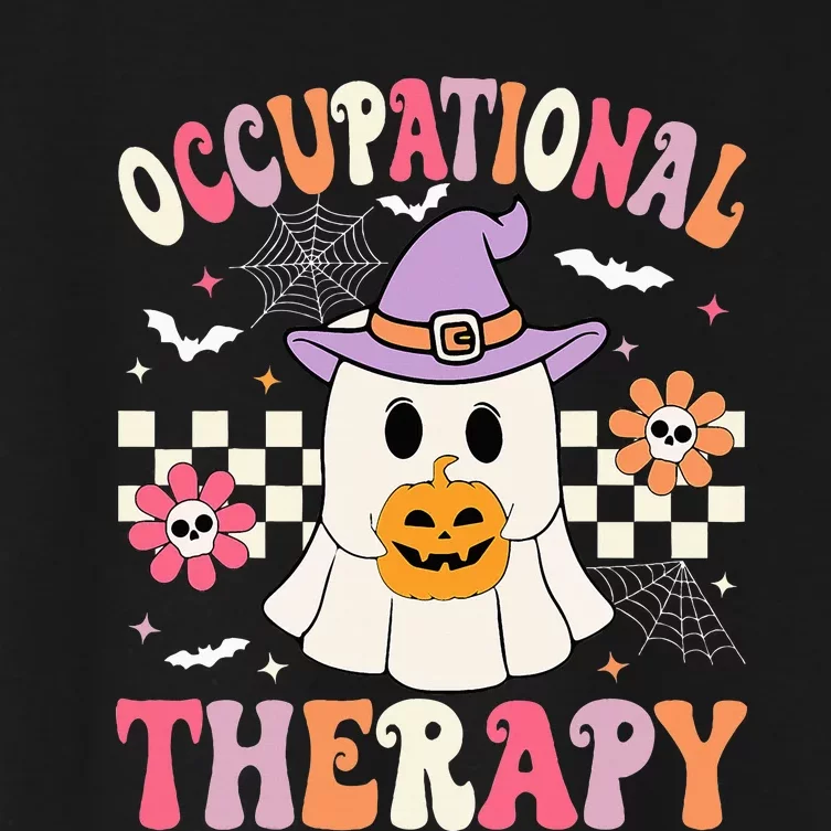 Ot Occupational Therapy Halloween Women's Crop Top Tee