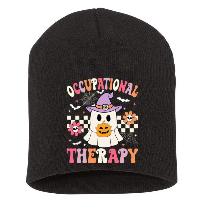 Ot Occupational Therapy Halloween Short Acrylic Beanie