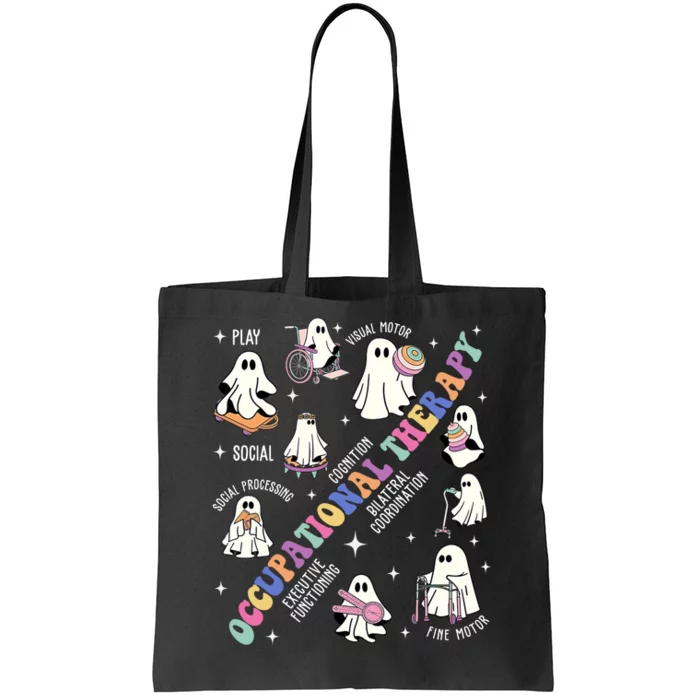 Ot Occupational Therapy Therapist Halloween Spooky Tote Bag