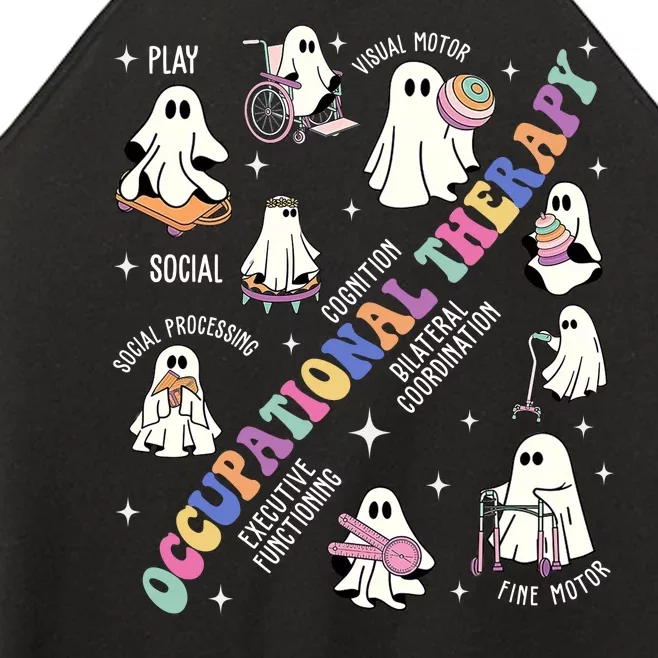 Ot Occupational Therapy Therapist Halloween Spooky Women’s Perfect Tri Rocker Tank