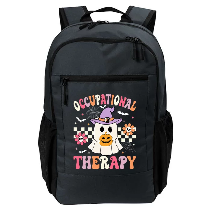 OT Occupational Therapy Halloween Retro Ghost OT Halloween Daily Commute Backpack