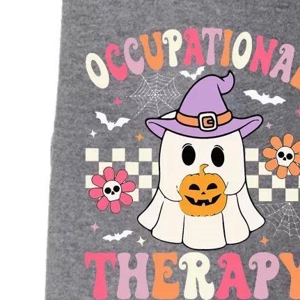 OT Occupational Therapy Halloween Retro Ghost OT Halloween Doggie 3-End Fleece Hoodie