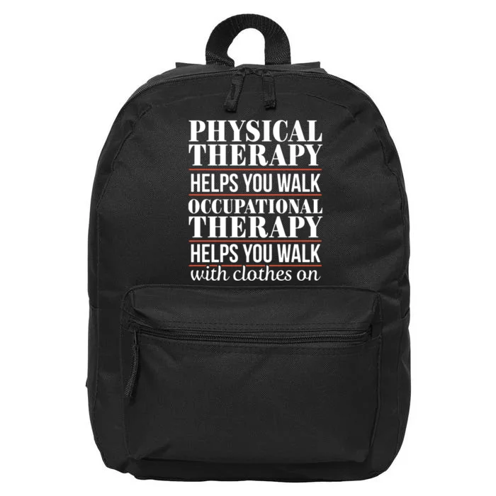 OT Occupational Therapy Assistant Physical Therapist 16 in Basic Backpack