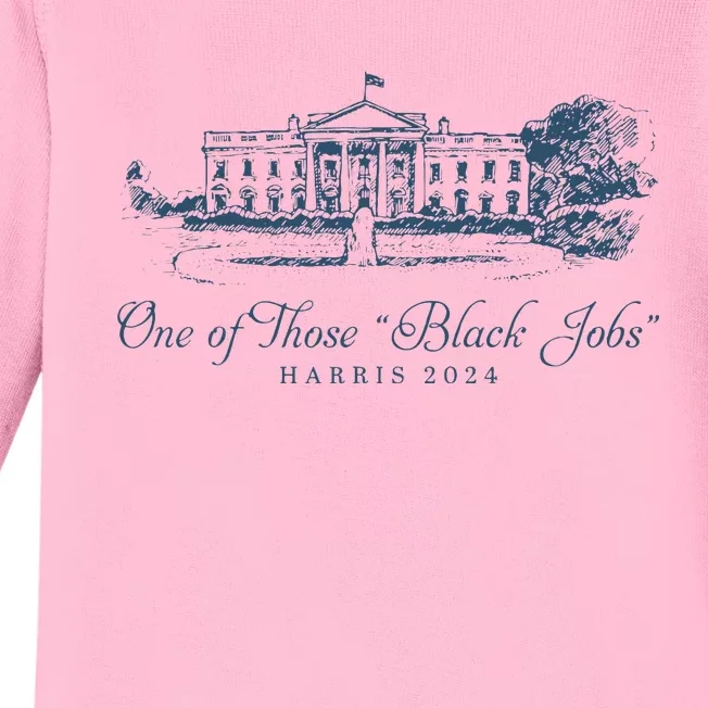 One Of Those Black Jobs Kamala Harris For President 2024 Baby Long Sleeve Bodysuit