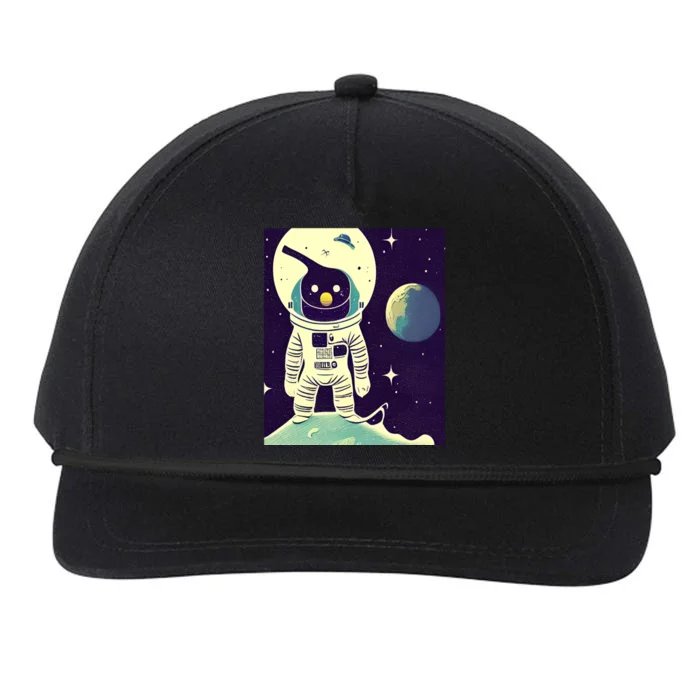 Out Of This World Penguin Gift Snapback Five-Panel Rope Hat