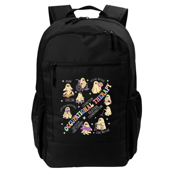 Ot Occupational Therapy Therapist Halloween Spooky Ota Ghost Daily Commute Backpack