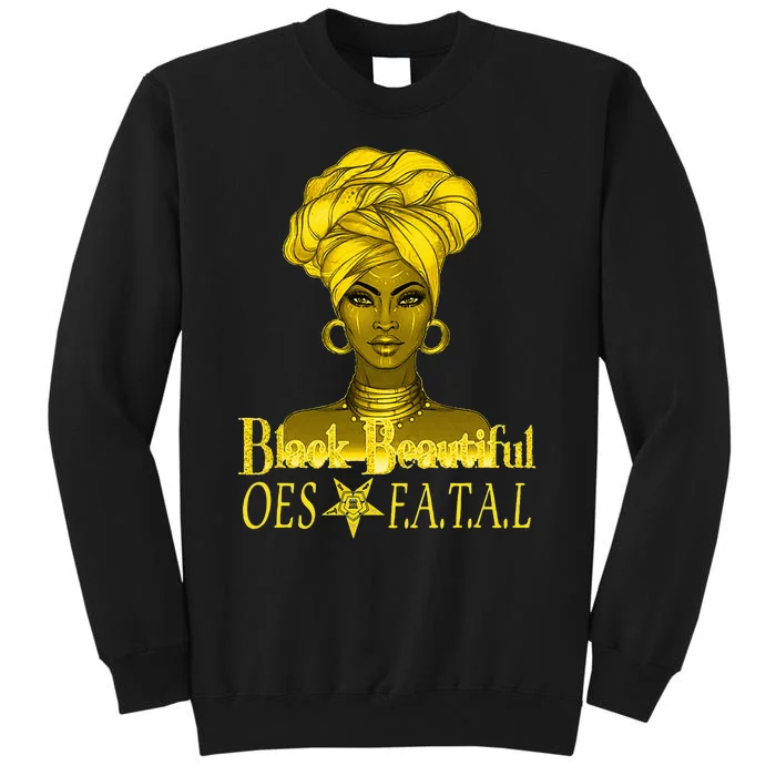 Order Of The Eastern Star OES Ring Diva Black Beautiful Sweatshirt