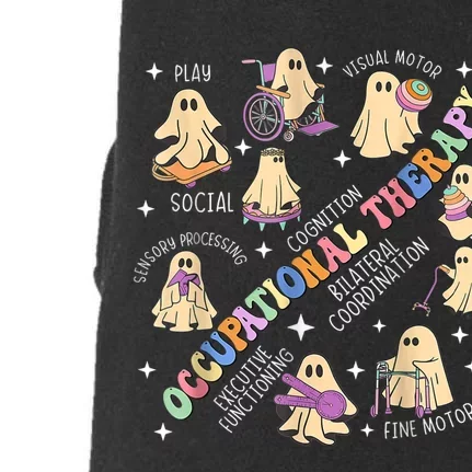 Ot Occupational Therapy Therapist Halloween Spooky Ota Ghost Doggie 3-End Fleece Hoodie