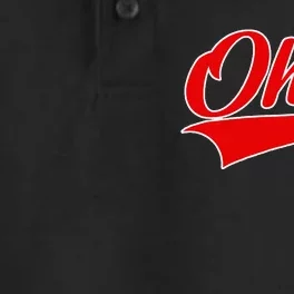 Ohio Oh Throwback Design Print Classic Dry Zone Grid Performance Polo