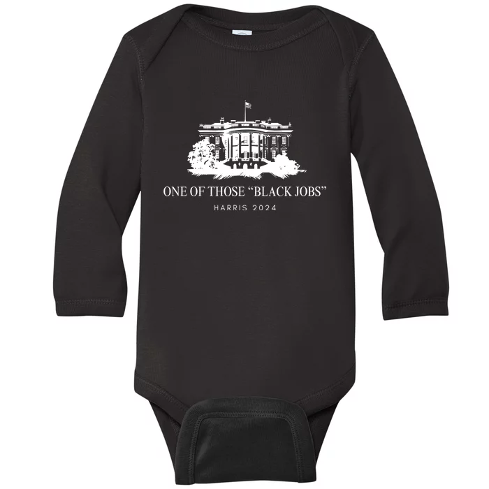 One Of Those Black Jobs Harris 2024 Baby Long Sleeve Bodysuit