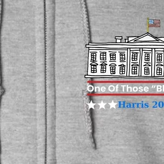 One Of Those Black Jobs Harris 2024 Full Zip Hoodie