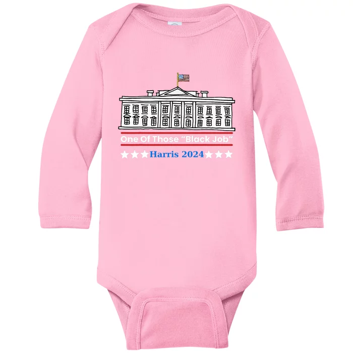 One Of Those Black Jobs Harris 2024 Baby Long Sleeve Bodysuit