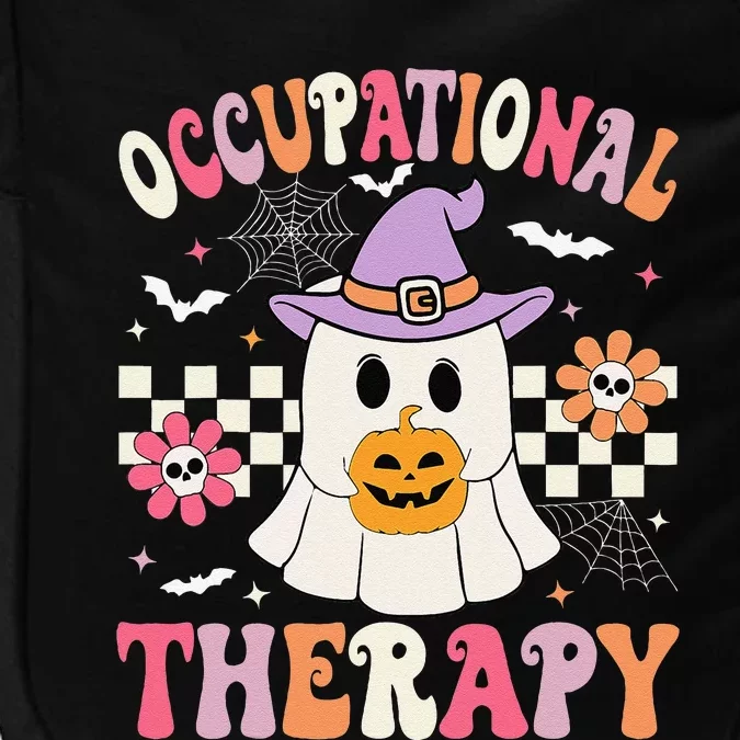 Ot Occupational Therapy Halloween Retro Ghost Ot Halloween Impact Tech Backpack