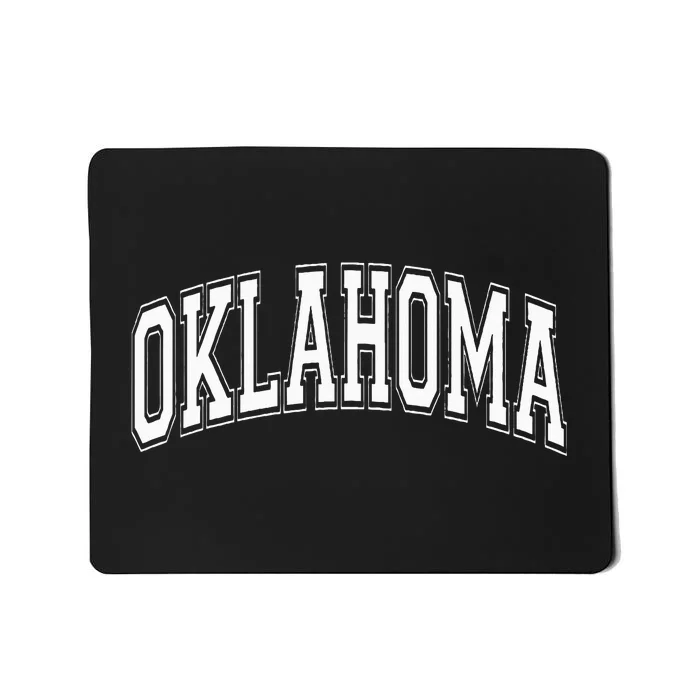 Oklahoma OK Vintage College Athletic Design Mousepad