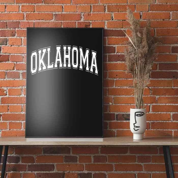 Oklahoma OK Vintage College Athletic Design Poster