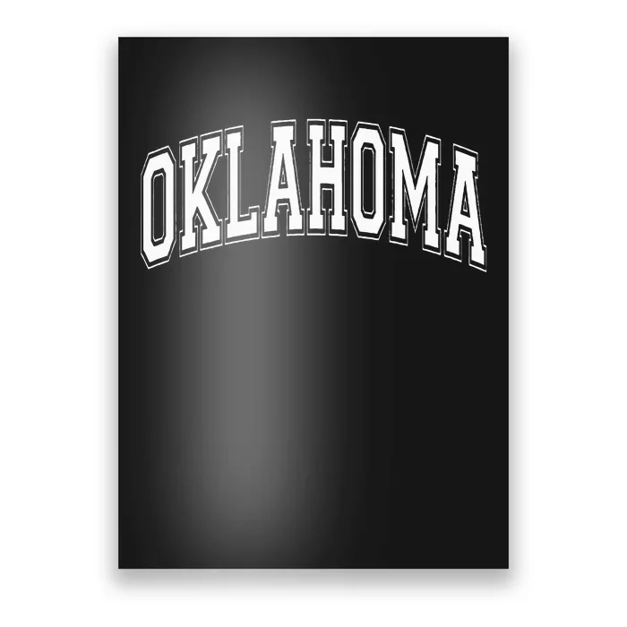 Oklahoma OK Vintage College Athletic Design Poster