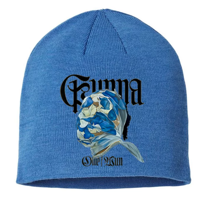 One Of Wun Album Art Custom Graphics 8 1/2in Sustainable Knit Beanie