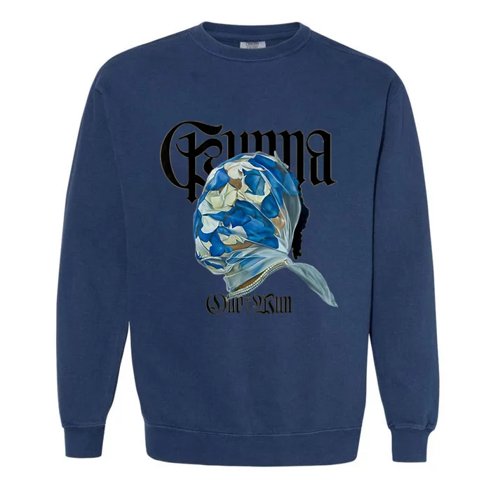 One Of Wun Album Art Custom Graphics Garment-Dyed Sweatshirt