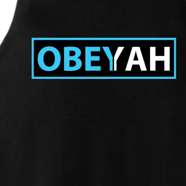 Obeyah Obey Yah God Christian Hebrew Roots Ladies Tri-Blend Wicking Tank