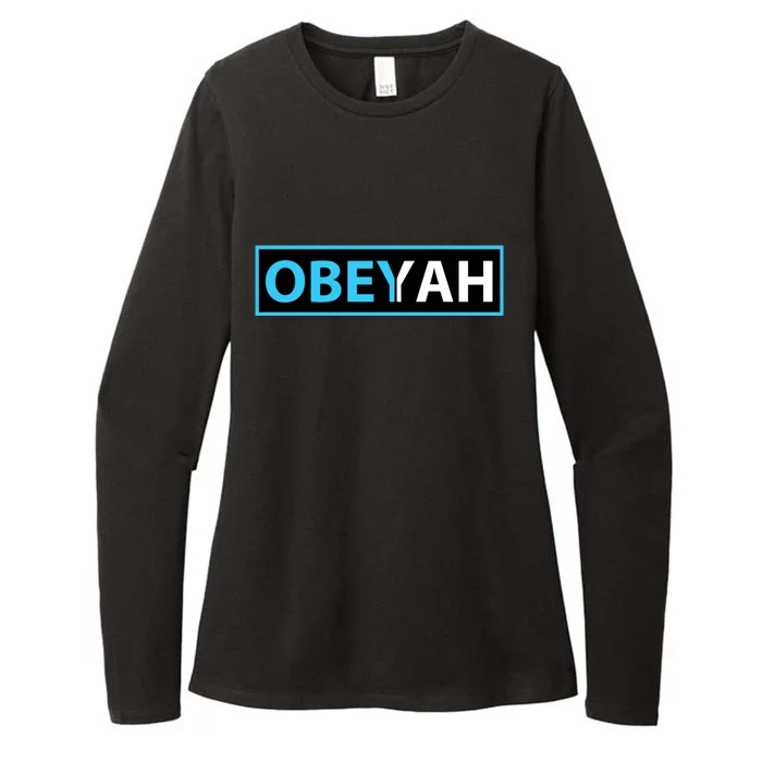 Obeyah Obey Yah God Christian Hebrew Roots Womens CVC Long Sleeve Shirt