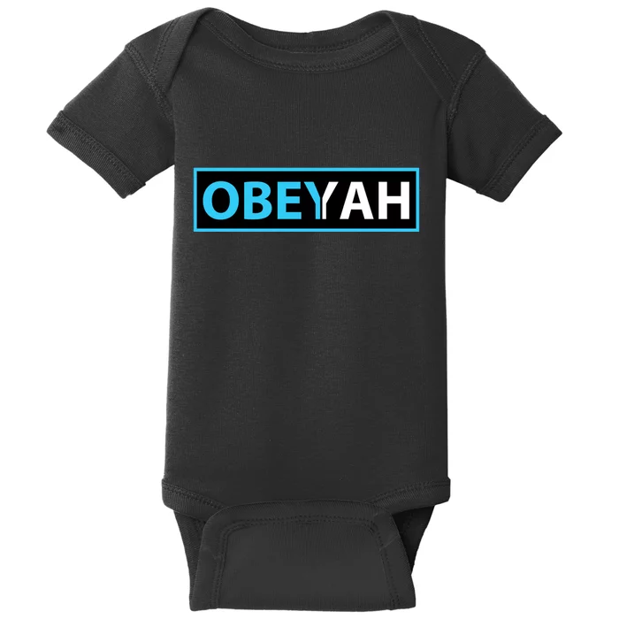 Obeyah Obey Yah God Christian Hebrew Roots Baby Bodysuit