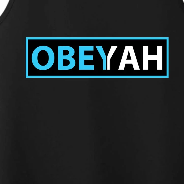 Obeyah Obey Yah God Christian Hebrew Roots Performance Tank