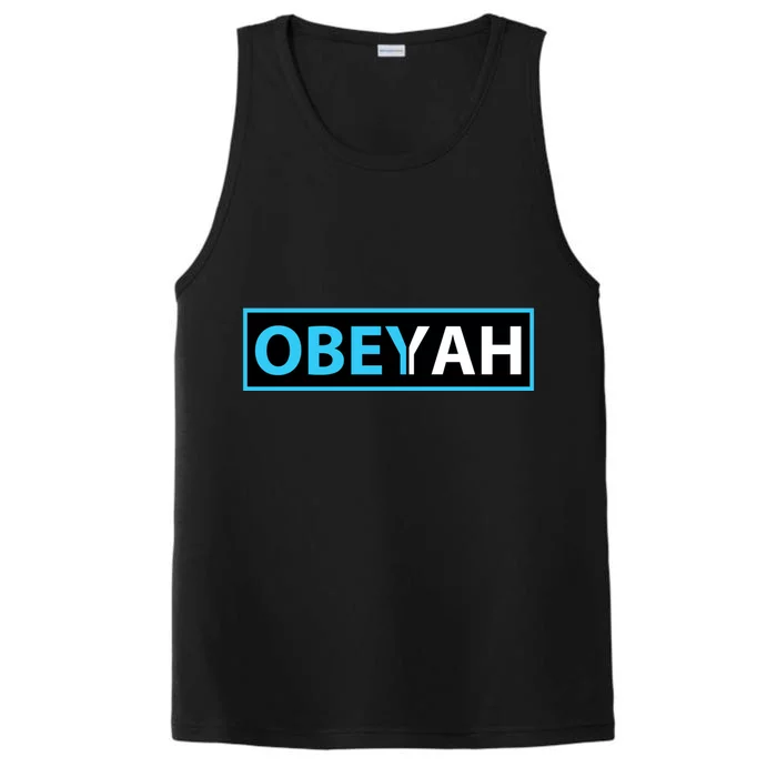 Obeyah Obey Yah God Christian Hebrew Roots Performance Tank