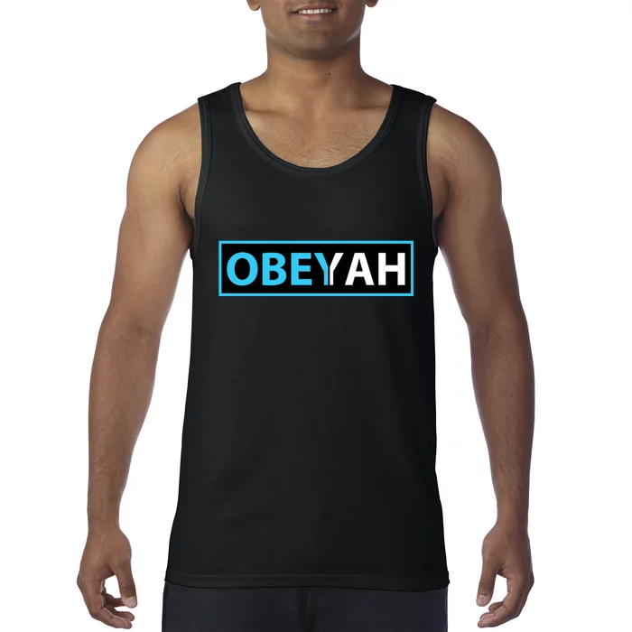 Obeyah Obey Yah God Christian Hebrew Roots Tank Top