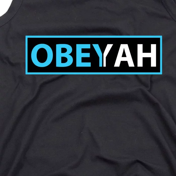 Obeyah Obey Yah God Christian Hebrew Roots Tank Top