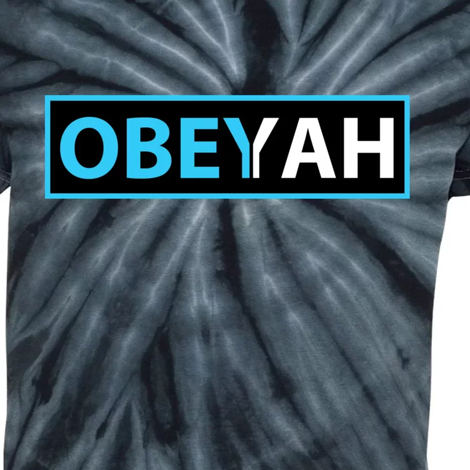 Obeyah Obey Yah God Christian Hebrew Roots Kids Tie-Dye T-Shirt