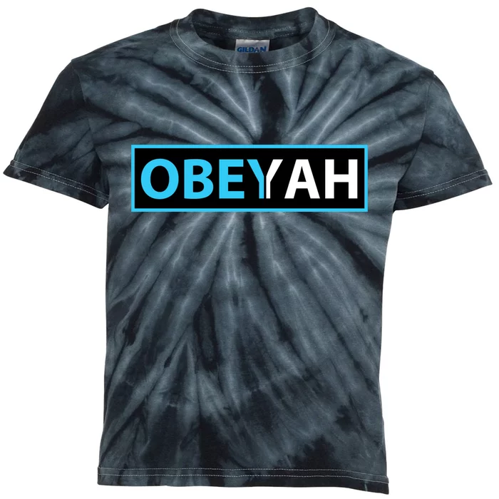 Obeyah Obey Yah God Christian Hebrew Roots Kids Tie-Dye T-Shirt