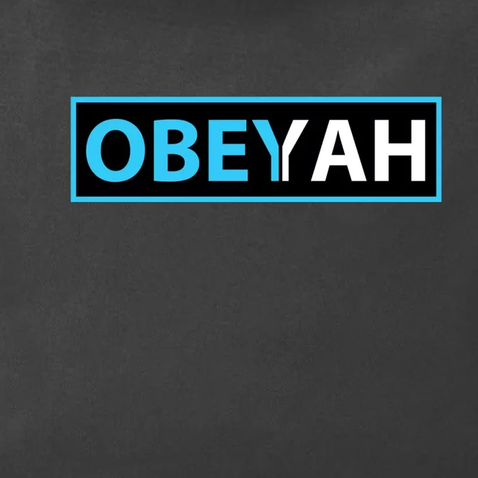 Obeyah Obey Yah God Christian Hebrew Roots Zip Tote Bag