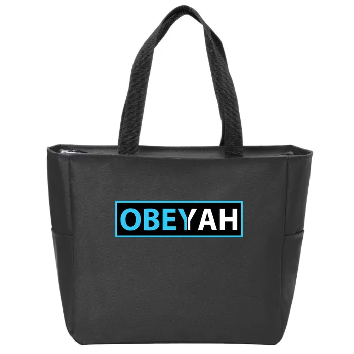 Obeyah Obey Yah God Christian Hebrew Roots Zip Tote Bag