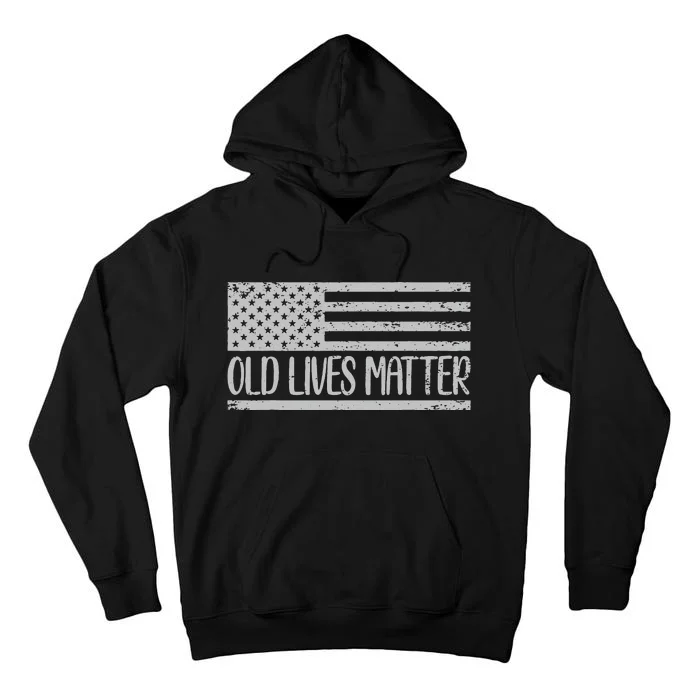 Old People 50th Birthday Tee Old Lives Matter Design Tall Hoodie